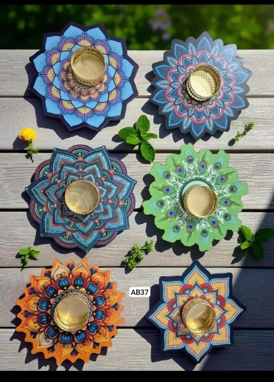 Colourful MDF  T Light