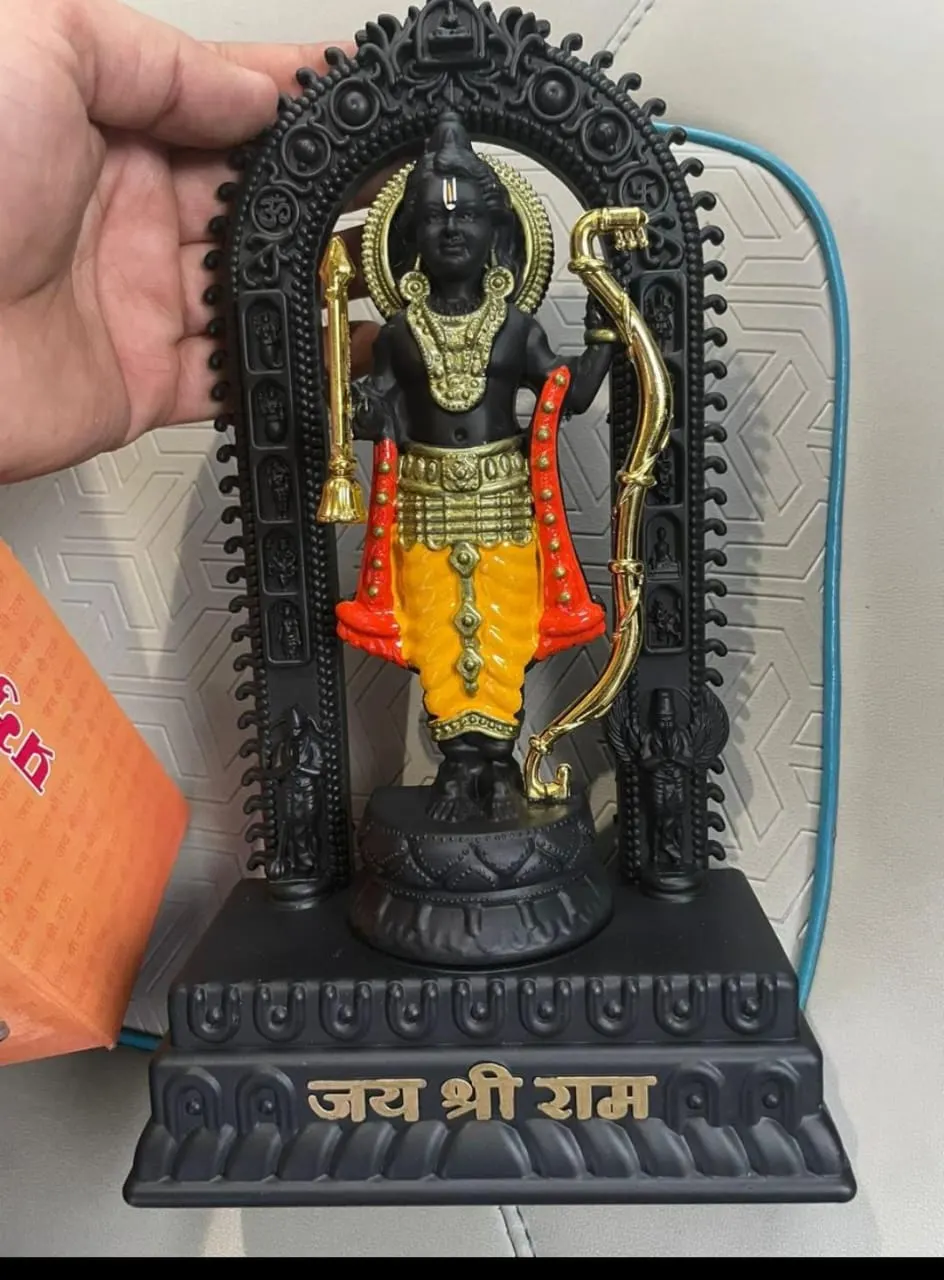 3D Resin Ram Lalla Statue