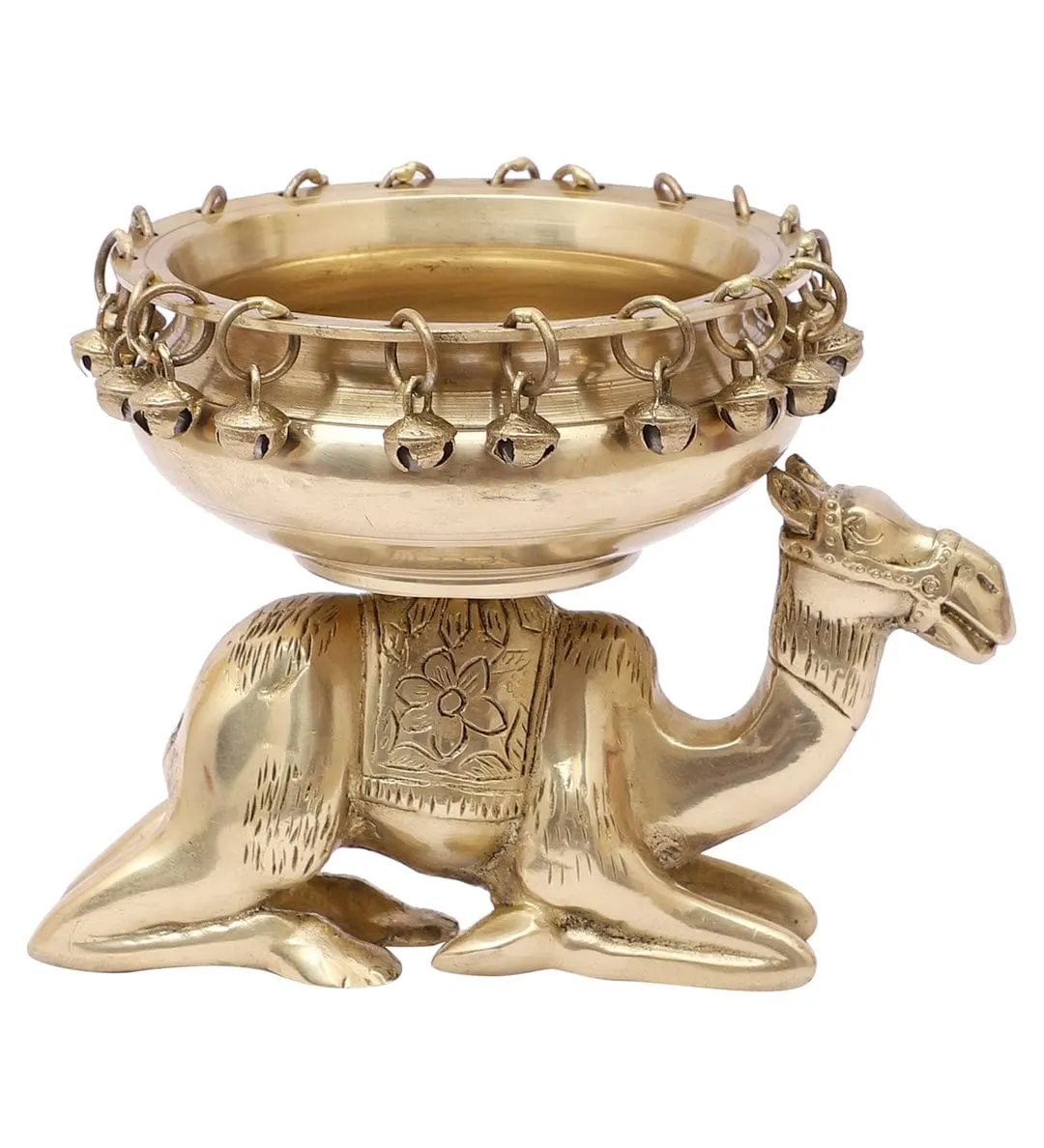 Brass Camel Urli Bowl
