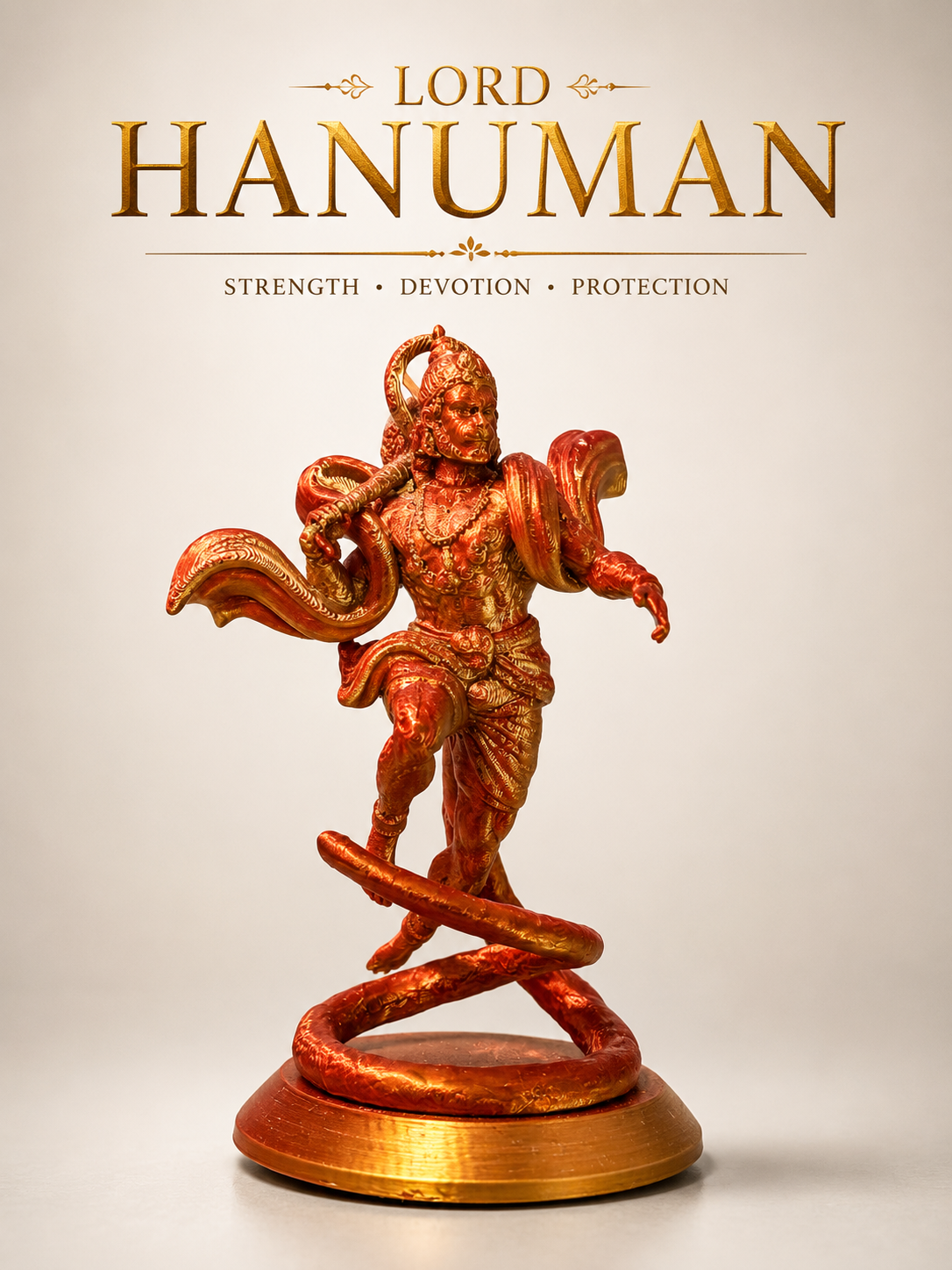 3D Printed Lord Hanuman